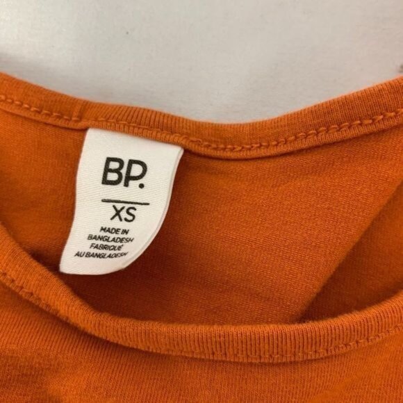 Rust Orange XS Bodysuit By BP. Cotton-Spandex Blend - Picture 3 of 7